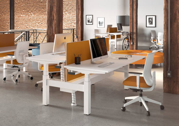Duo en bench bureaus