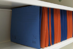 Systeemlegborden met laterale hangmappen