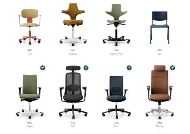 hag bureaustoelen