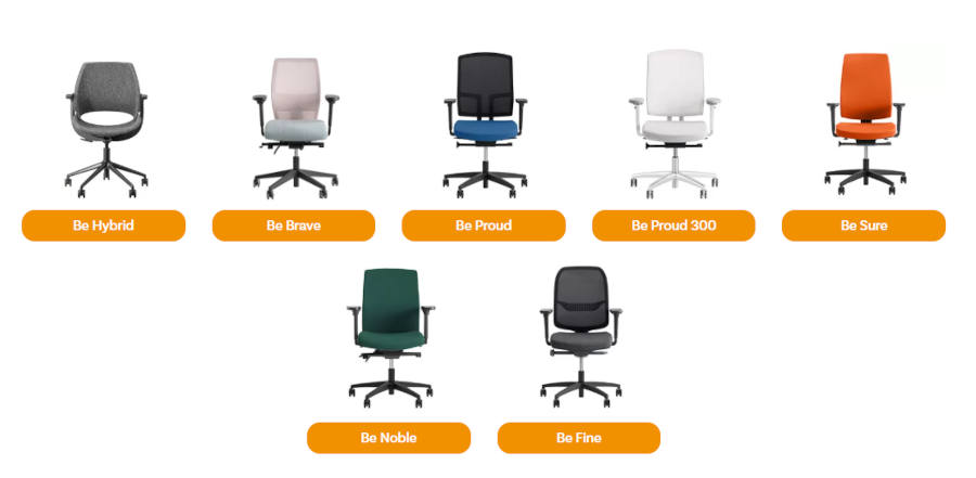 Beta bureaustoelen