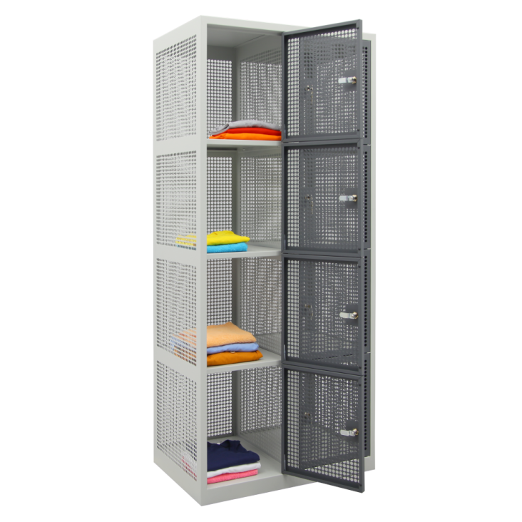 Gaas locker met 8 deuren
