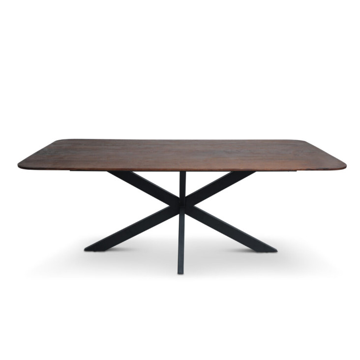 Rechthoekige Vergadertafel Design met afgeronde hoeken0