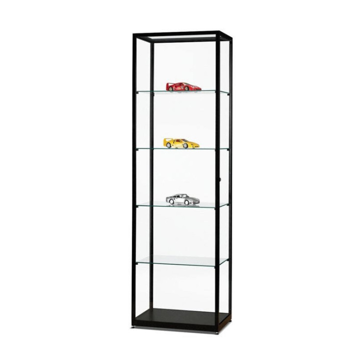 vitrinekast 60 cm wms 600 zwart
