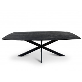 Vergadertafel met massief houten blad