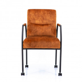 Albany vergaderstoel - Cognac-3