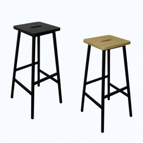 Barkruk Black Series zonder rugleuning