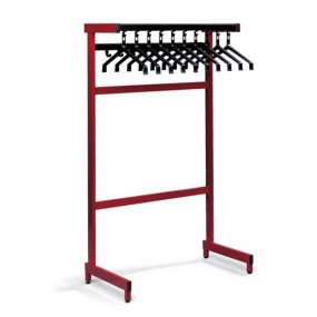 Garderoberek met kleerhangers