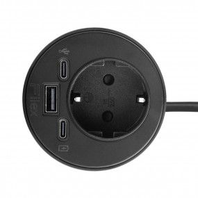 Inbouw powerbox met stroom - USB-A en USB-C