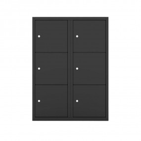 Lockerkast met 6 deuren Darkline