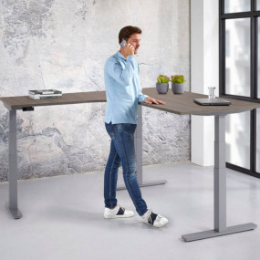 Zit sta hoekbureau elektrisch