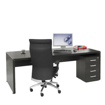 Directiebureau donker eiken 210x90cm