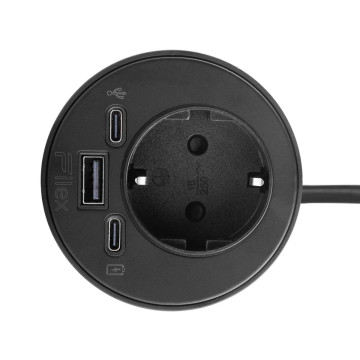 Inbouw powerbox met stroom - USB-A en USB-C