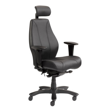 Raptor Pro Max Leder 24uurs Bureaustoel - met ergonomisch design