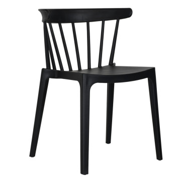 stapelbare stoel vintage kleur zwart