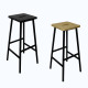 Barkruk Black Series zonder rugleuning