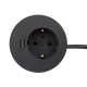 Inbouw powerbox met stroom en USB-A
