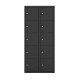 Lockerkast met 10 deuren Darkline